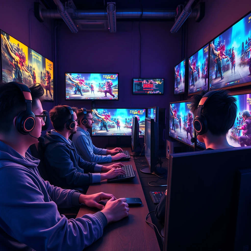 Команда професійних тестувальників GameTestHub за роботою